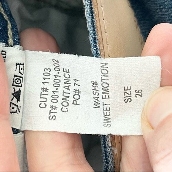 Trave Constance Jeans Women’s size 26 Button Fly Wash Sweet Emotion - Picture 8 of 11